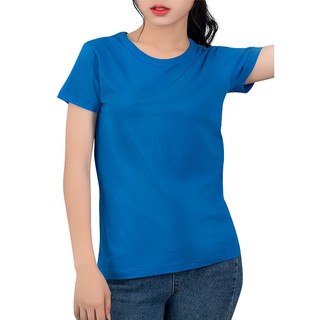 [Giá Sỉ] Áo thun trơn thời trang vải dày mịn Màu Xanh Bích giá rẻ