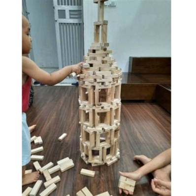 Đồ chơi rút gỗ , xếp hình , Domino