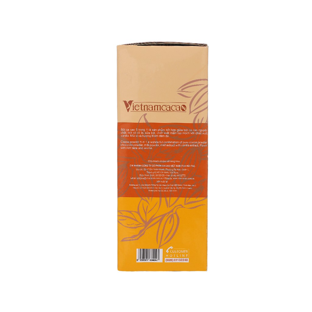 Bột ca cao 5 in 1 Vietnamcacao hộp 250g