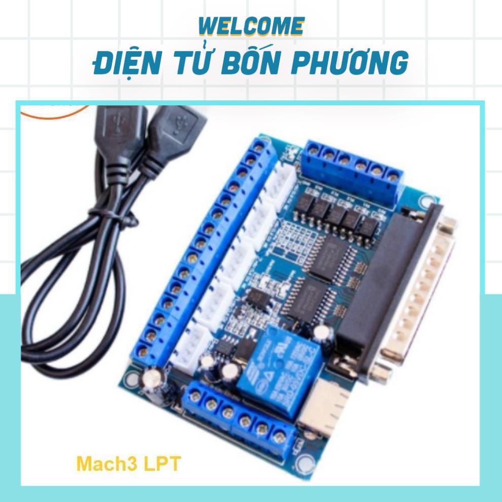 Mạch MACH3 CNC LPT (BOB Mach3 5 Trục)