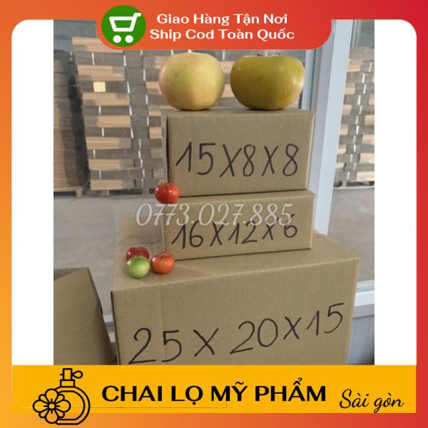 [SIÊU RẺ] [15x8x8] Thùng Hộp Carton Đóng Gói Hàng , phụ kiện du lịch