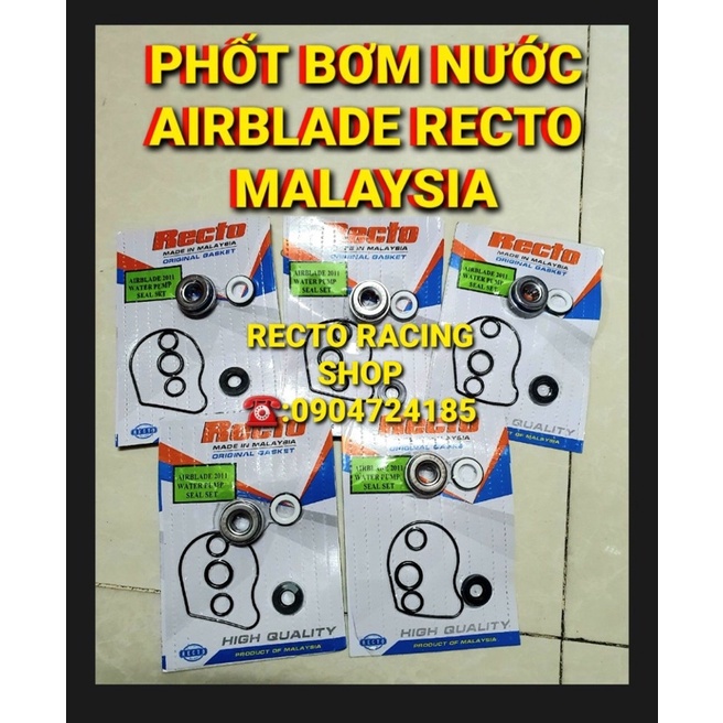 PHỐT BƠM NƯỚC AIRBLADE CHÍNH HÃNG RECTO MALAYSIA