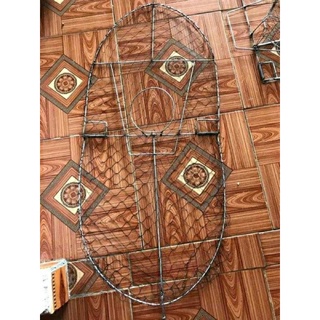 mẹt bẫy bìm bịp cắm mồi nhái .thép chống rỉ.lò xo cực mạnh