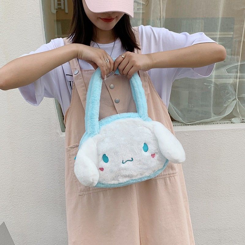 Túi xách đeo vai GAVINBROWN cỡ lớn họa tiết chú chó Cinnamon phong cách Kuromi Nhật Bản dễ thương cho nữ