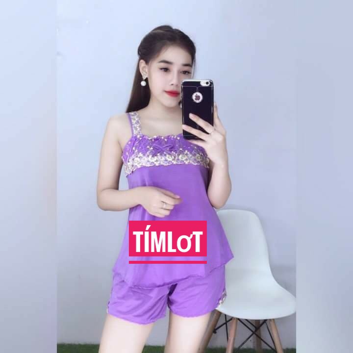 Đồ bộ mặc nhà- đồ bộ thun lạnh đùi mã 24