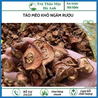 Táo mèo khô ngâm rượu, sơn trà ngâm rượu 1kg