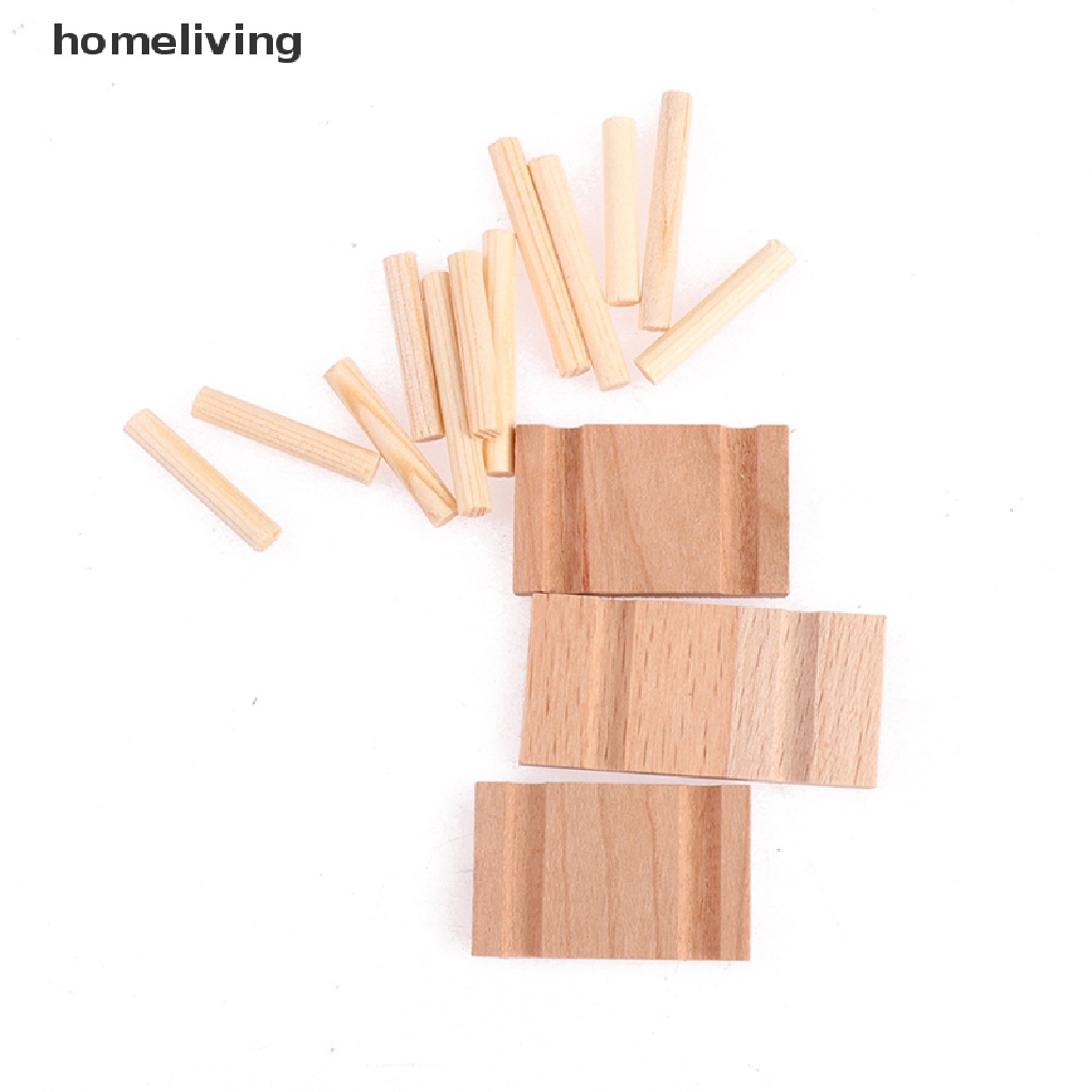 1 Bộ Kệ Gỗ Để Đồ Tỉ Lệ 1: 12 Trang Trí Nhà Búp Bê