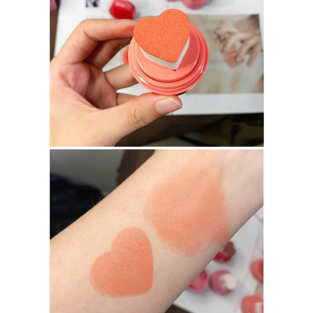 [Hàng mới về] Phấn má hồng XIXI thiết kế hình trái tim màu sắc ngọt ngào với 3 loại tùy chọn | BigBuy360 - bigbuy360.vn