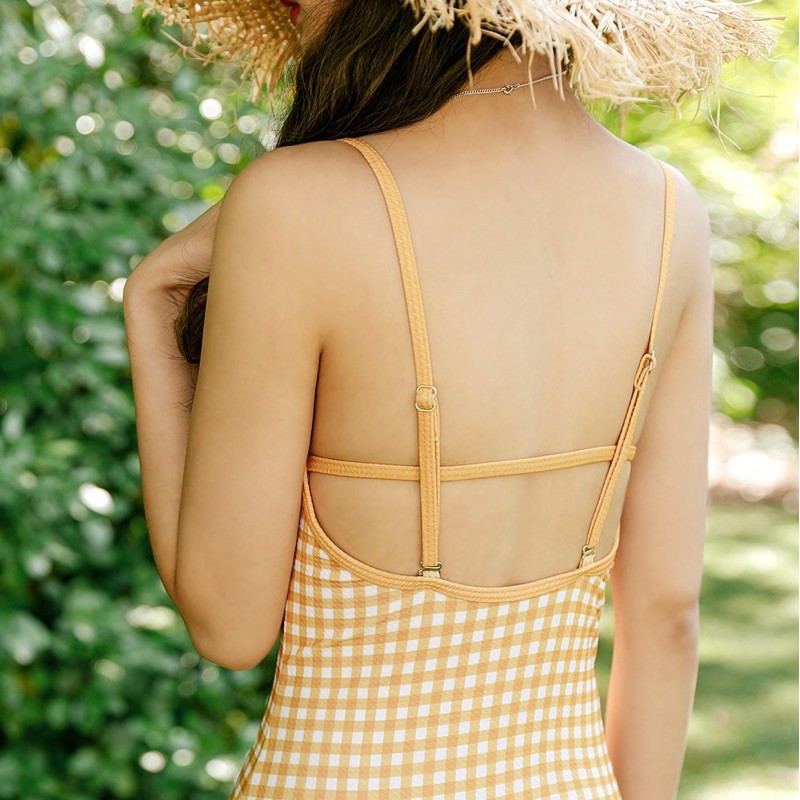 [tăng kèm kính râm] Bikini hoạ tiết caro | BigBuy360 - bigbuy360.vn