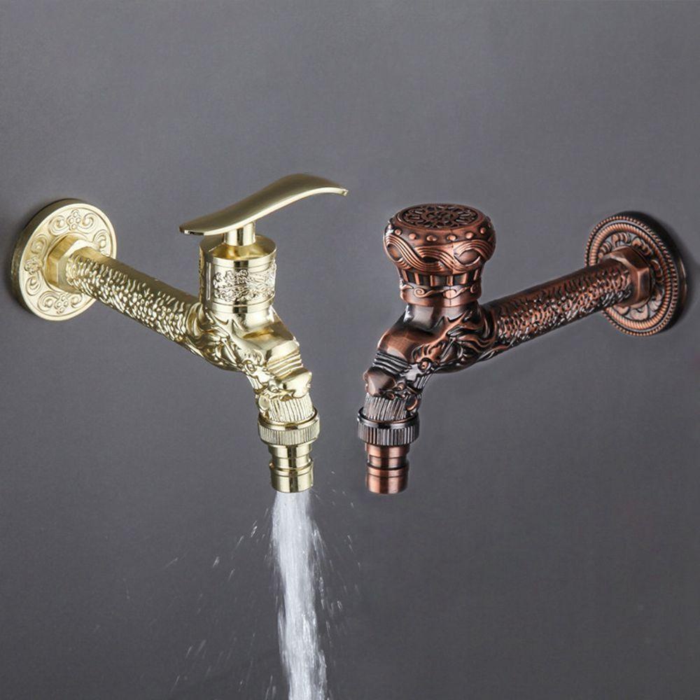 Vòi Tưới Nước Bằng Đồng Thau Gắn Tường Tiện Dụng Cho Nhà Bếp