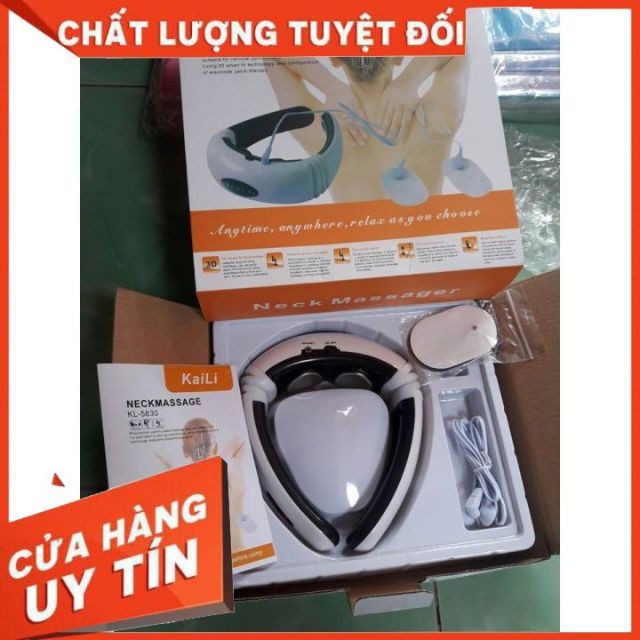 Máy massage cổ vai gáy bằng xung điện làm giảm đau mỏi , chăm sóc sức khỏe