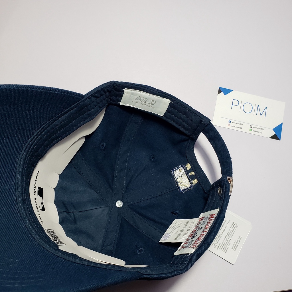 Mũ lưỡi trai NY mũ M.L.B NY Ball Cap Xanh Navy nón lưỡi trai NY - Pom Store