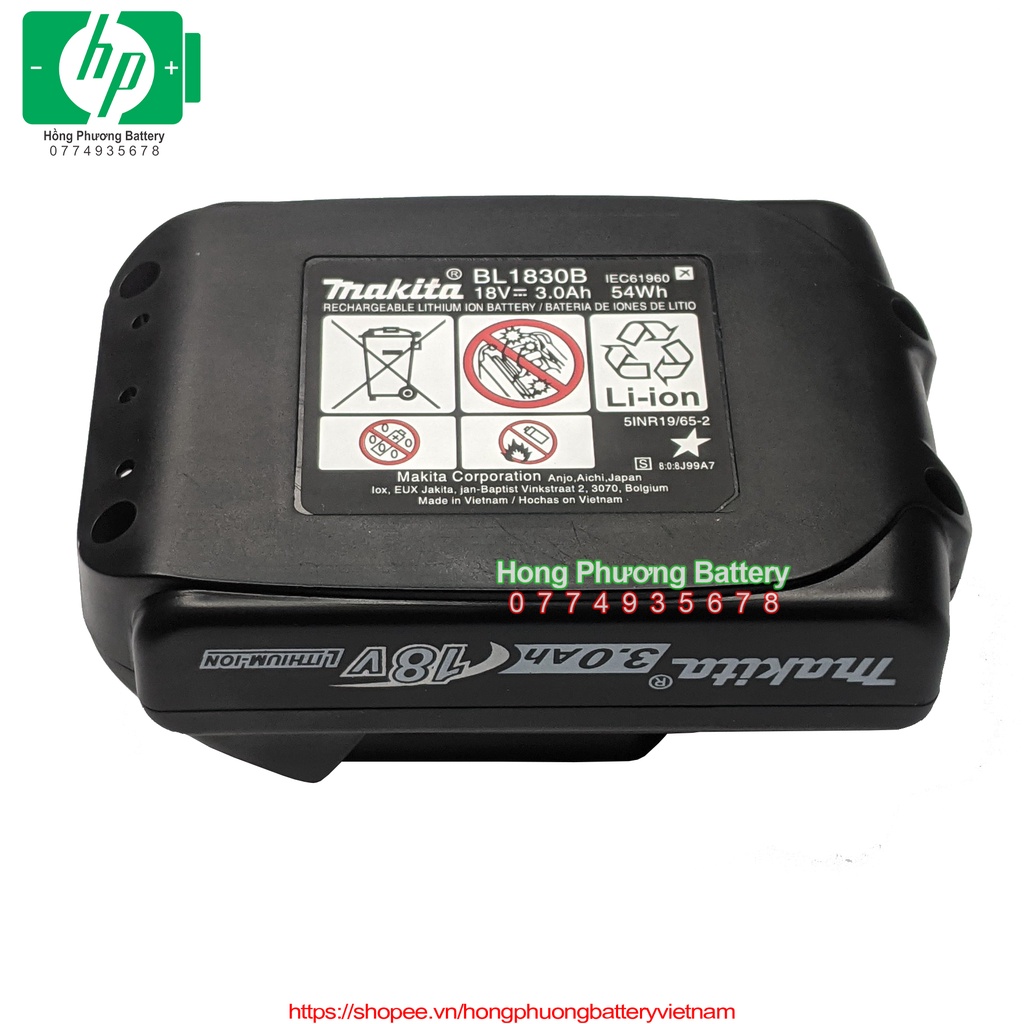 Vỏ led MKT V9 1P Adapter báo pin 18V 3Ah