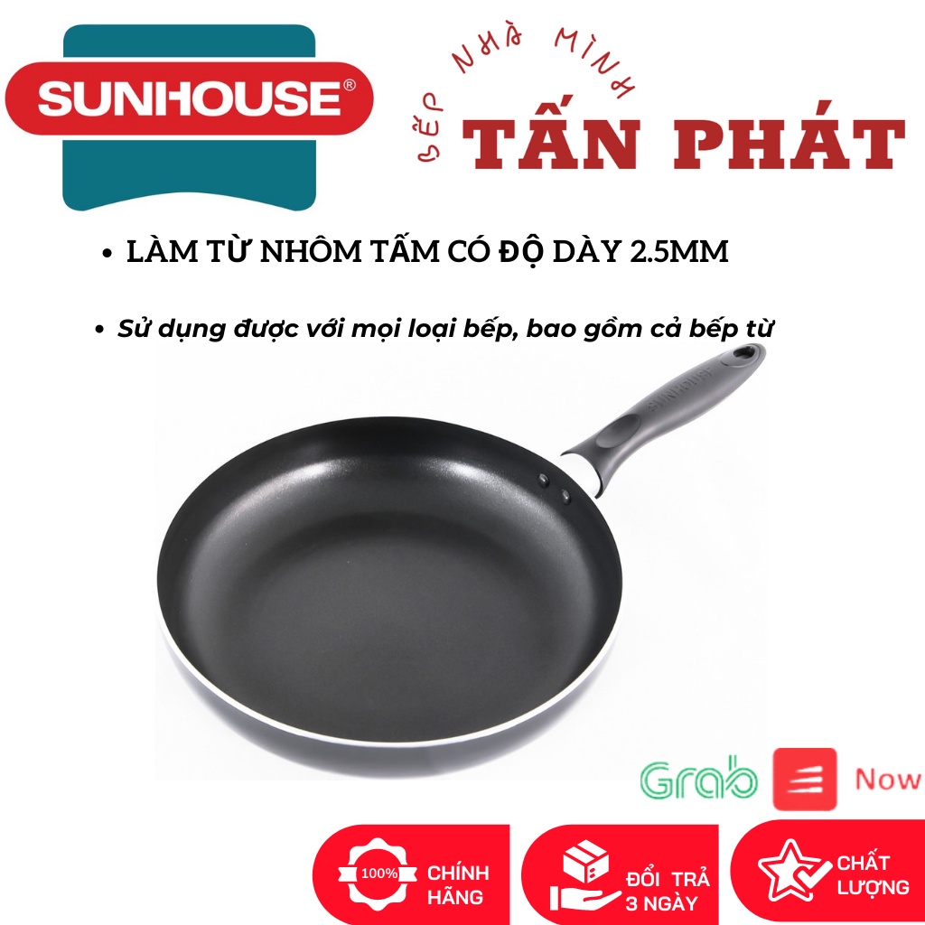 Chảo từ SUNHOUSE Magnetic Pan 20 24 28 cm
