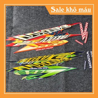 Tem trang trí xe WAVE mẫu nhỏ Thailand
