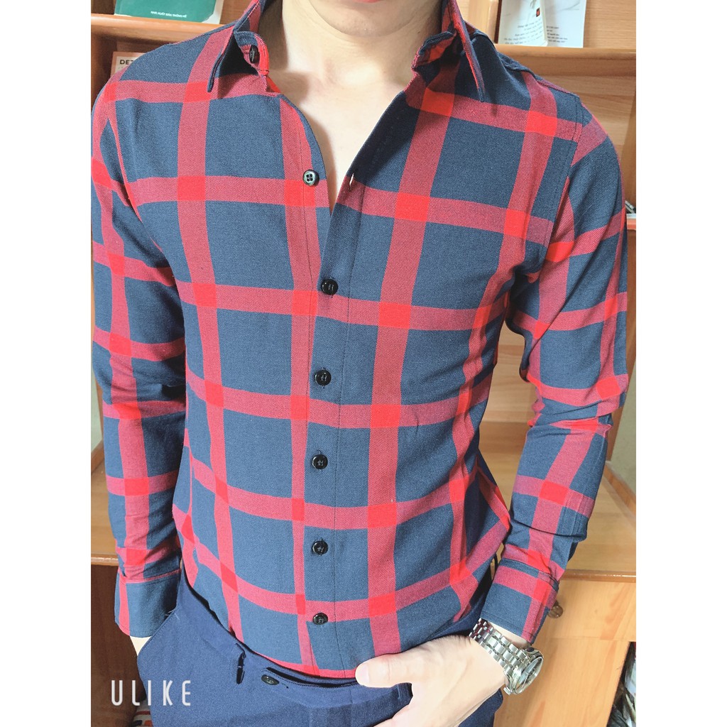 Áo sơ mi caro nam -CHẤT ĐẸP + HOT NHẤT + ẢNH THẬT