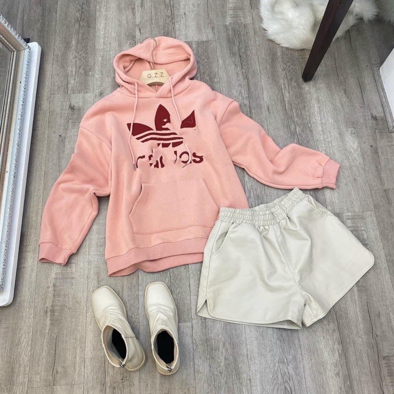 Áo nỉ mũ hồng AD | BigBuy360 - bigbuy360.vn