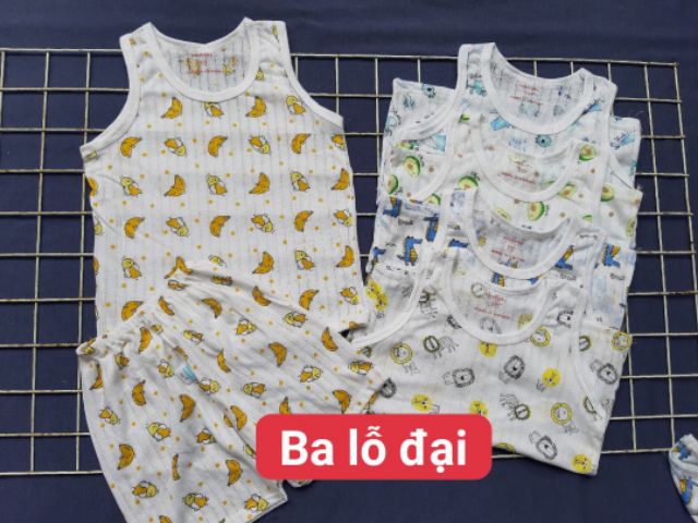 xã kho combo 5 Bộ cotton giấy size đại Bé trai , bé gái 15-26kg