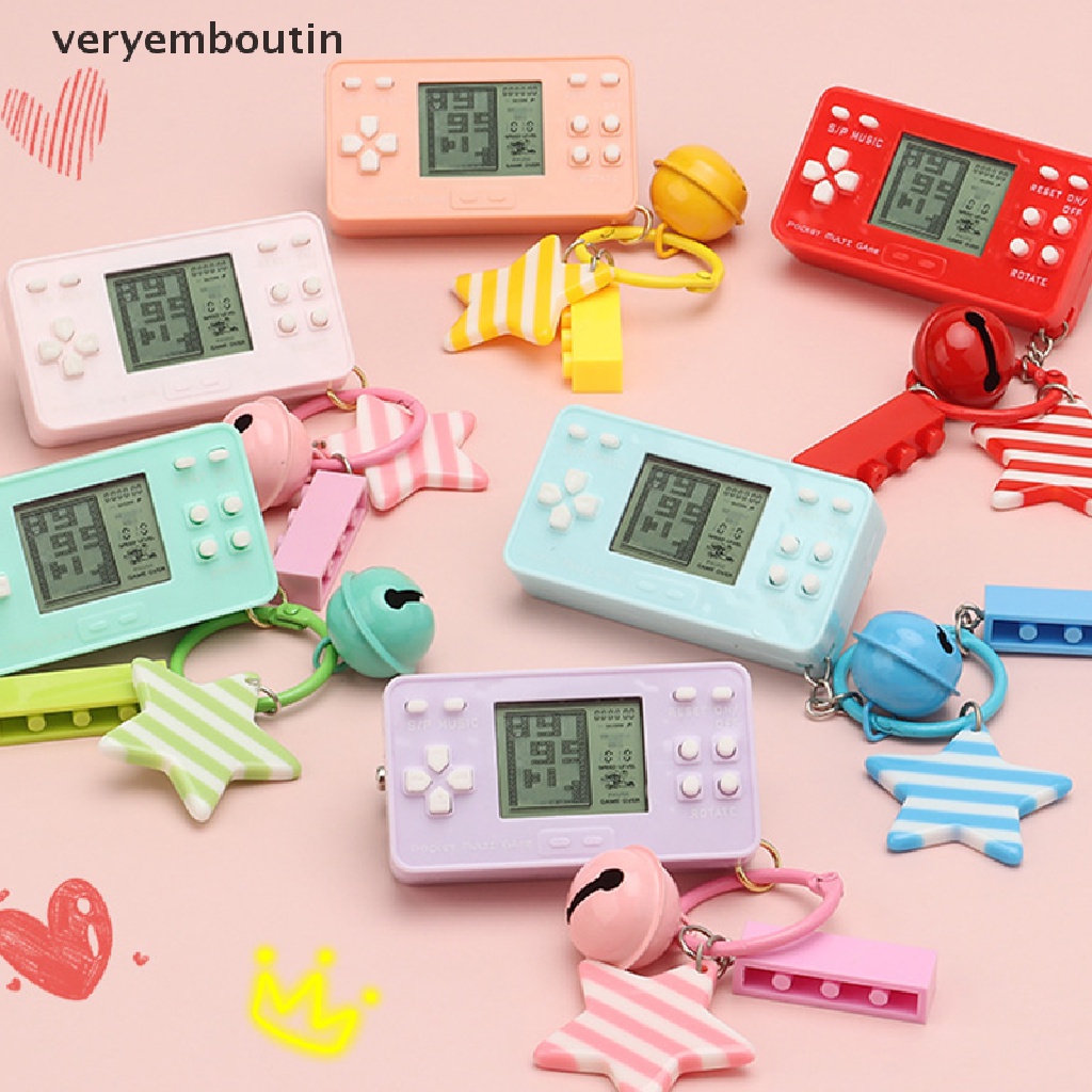 1 Máy Chơi Game Cầm Tay Mini Cổ Điển Hoài Niệm Kèm Móc Khóa