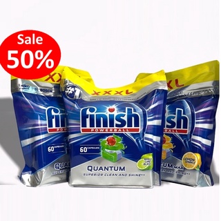 Viên rửa bát Finish Quantum 60 viên finish chính hãng