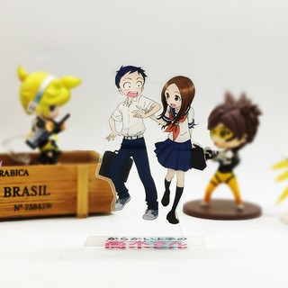 Karakai Jouzu no Takagi-san Takagi Nishikata đứng hình mô hình đồ chơi bàn anime