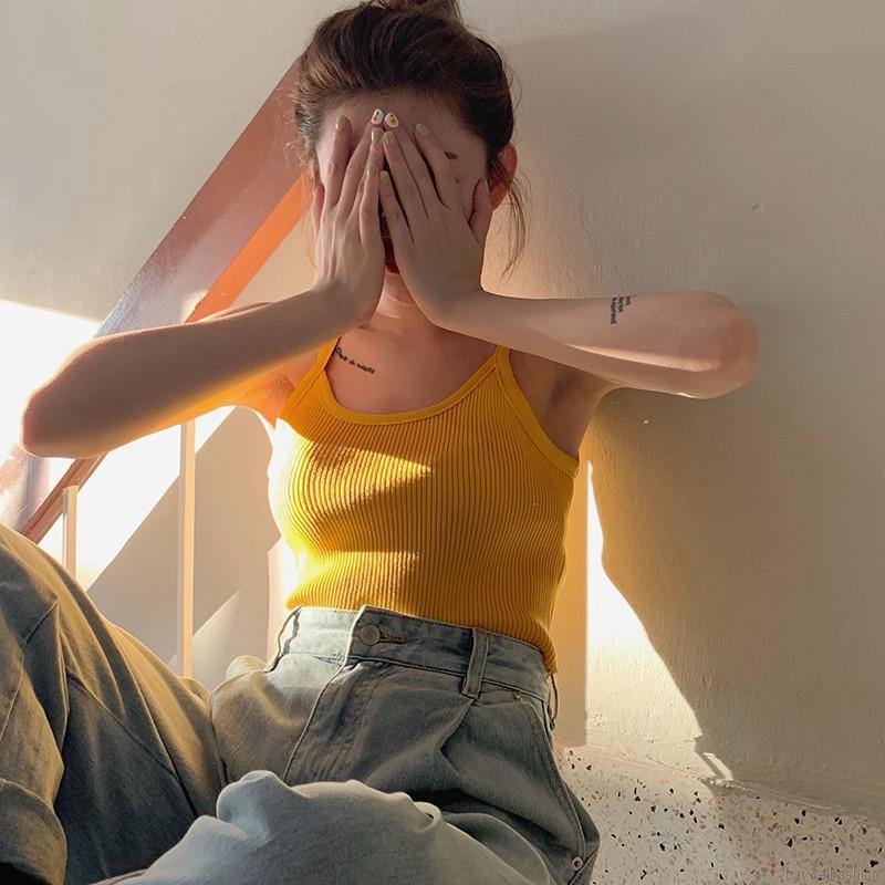 [Baywellfashion]Women Causal Knitted Cami Tops | BigBuy360 - bigbuy360.vn