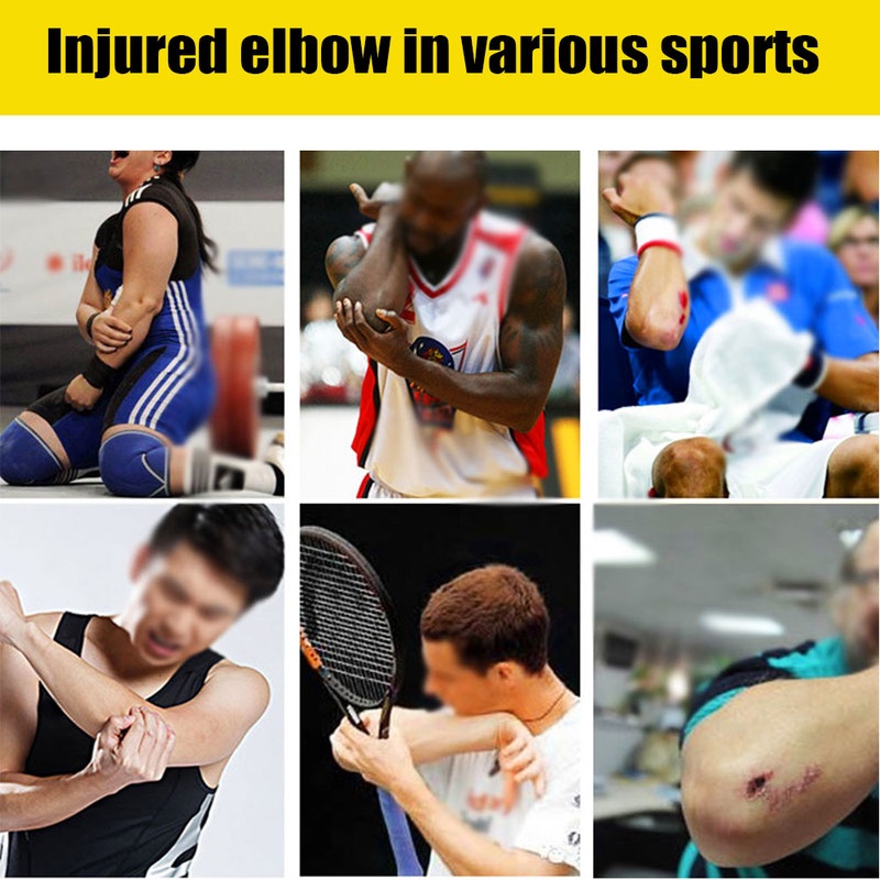 Đai Quấn Bảo Vệ Khuỷu Tay/Khuỷu Tay Có Thể Điều Chỉnh Hỗ Trợ Giảm Đau Khớp Dành Cho Chơi Golfer