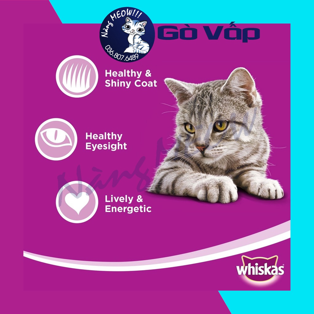 Hạt WHICKAS cho mèo con và mèo trưởng thành túi 1.2KG