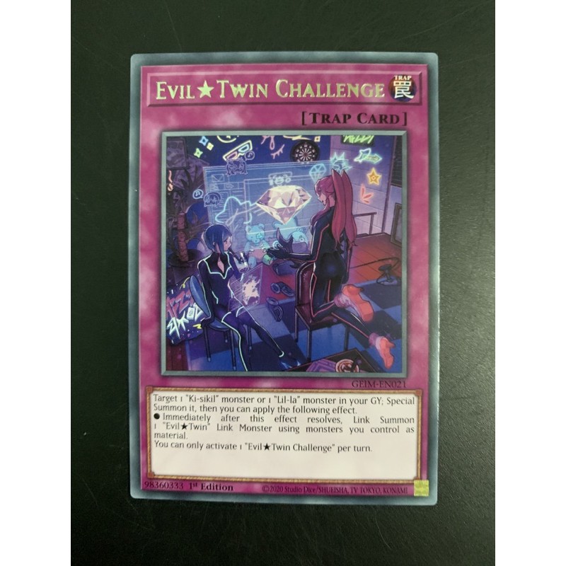 bài yugioh: evil twin challenge