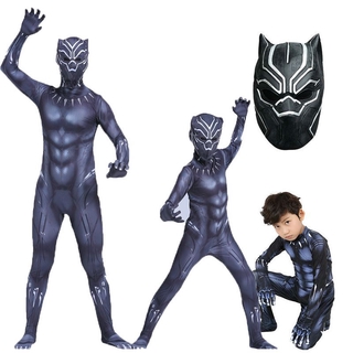 Bộ Áo Liền Quần Hóa Trang Nhân Vật Black Panther