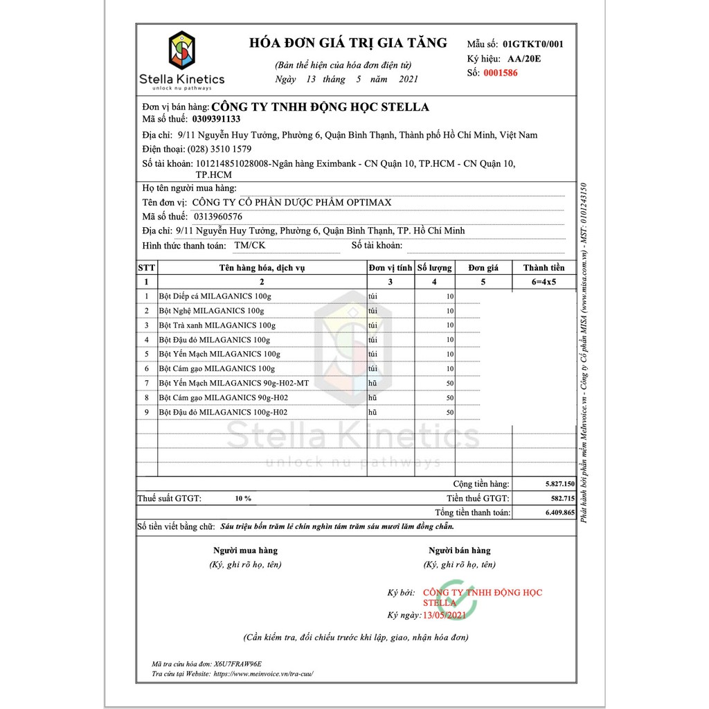 Bột đậu đỏ nguyên chất đắp mặt nạ ngăn ngừa mụn dưỡng da trắng mịn Milaganics 200gr túi ZIP - Z'048 Beauty Concept