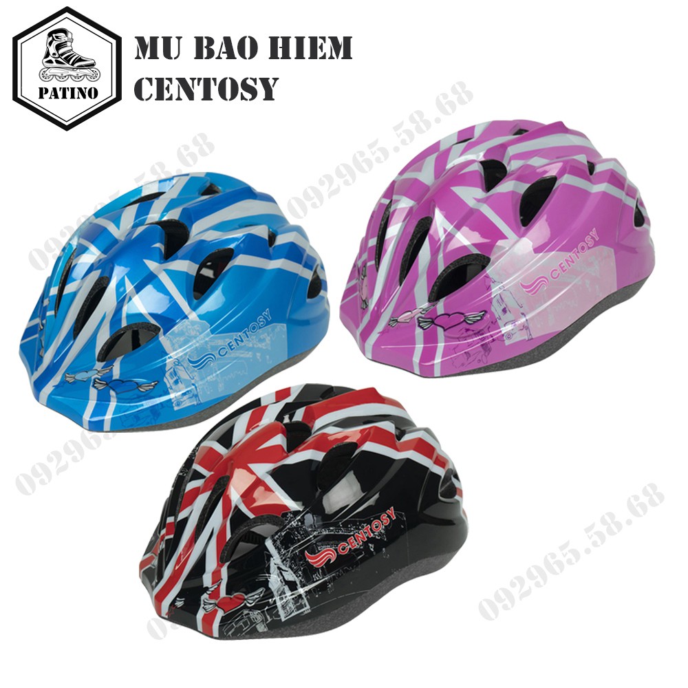 Nón bảo hiểm trượt patin, đi xe đạp, trượt ván chính hãng CENTOSY giá tốt - PATINO