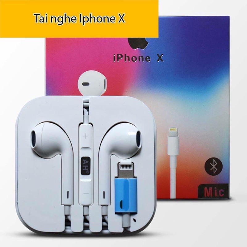 Tai Nghe Iphone 6/7/7plus/8/8plus/X /XSmax /11/11Promax/12/12Promax✔KHÔNG CẦN KẾT NỐI BLUETOOTH - Bảo Hành 12 Tháng