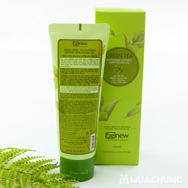 Tẩy da chết trà xanh Benew Green Tea Peeling Gel Cao cấp Hàn Quốc 120ml - Hàng chính hãng