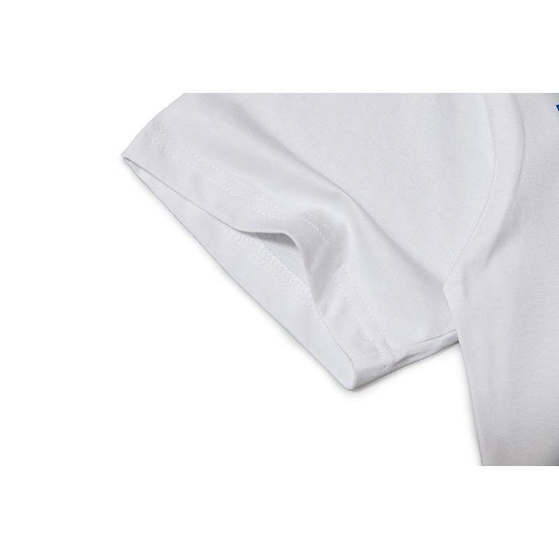 Áo thun cotton tay ngắn in chữ Vlone cổ điển thời trang mùa hè cho nam và nữ