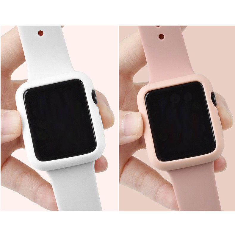 Ốp Apple Watch silicone mềm cho đồng hồ thông minh 38mm 40mm 42mm 44mm Series 1/2/3/4/5/6 - Orio