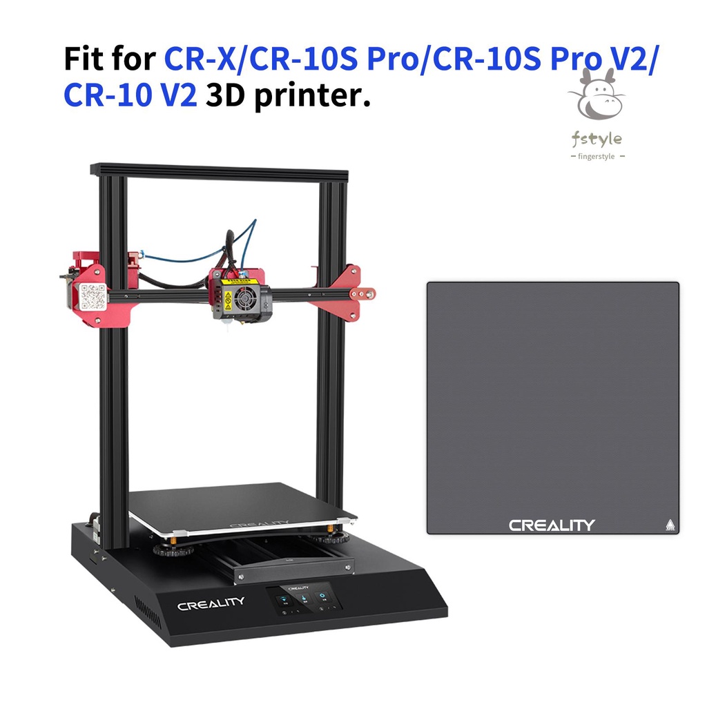 Kính Cường Lực Cho Máy In 3d 210x210mm Kèm 4 Kẹp Giữ 4mm Ultrabase Cr-X / Cr-10S Pro / Cr-10S Pro V2 / Cr-10S Pro