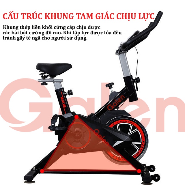 Xe Đạp Tập Thể Dục Tập Gym Tại Nhà Spin Bike Có Bánh Đà  Đặc - BẢO HÀNH 36 THÁNG