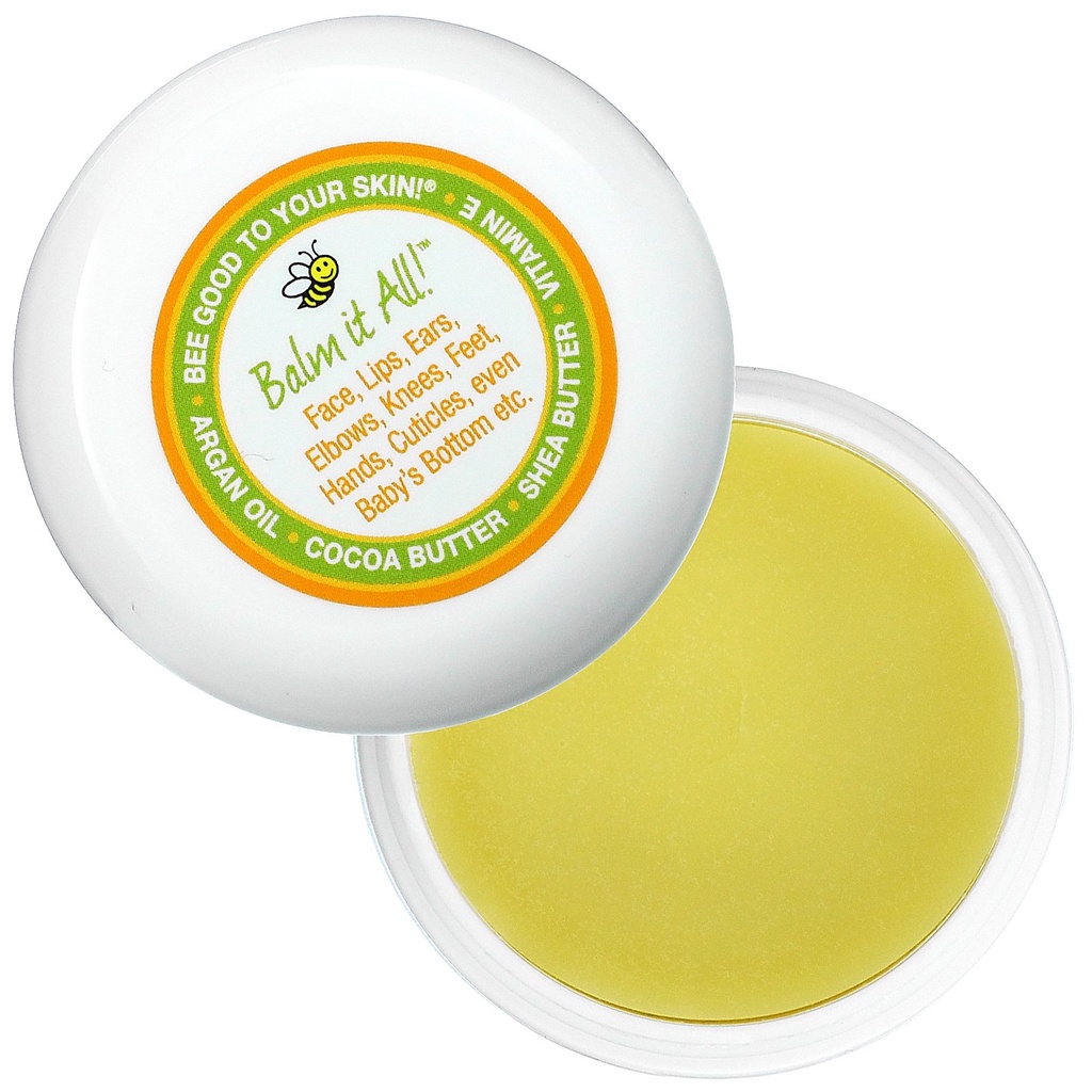 Sáp dưỡng thể hữu cơ SIERRA-BEES @Hàng-Mỹ Argan-Balm-with-Cocoa+Shea-Butters