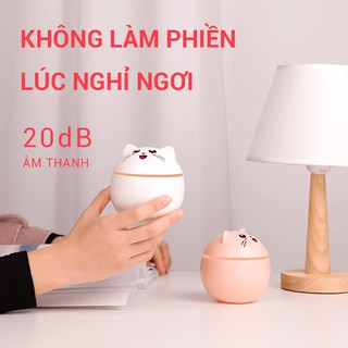 Máy tạo ẩm mini hình mèo dễ thương phun sương tạo ẩm