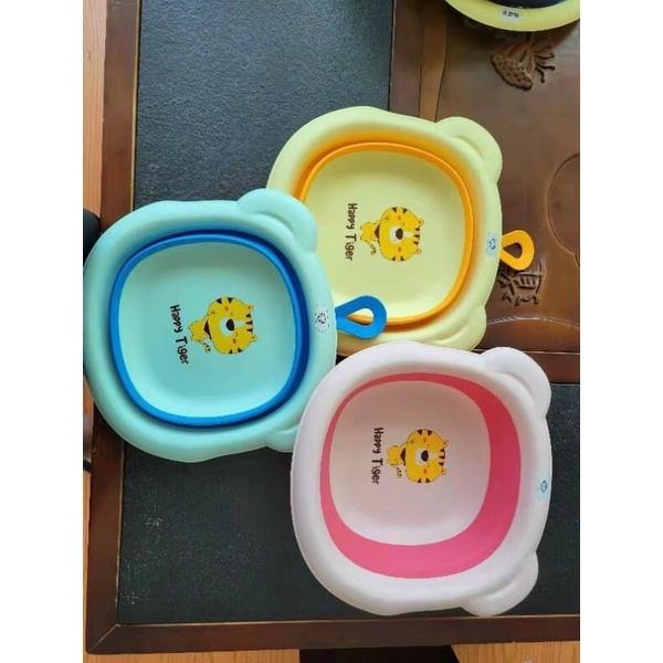 Chậu Rửa Mặt Gấp Gọn Hình Hổ Con Đáng Yêu