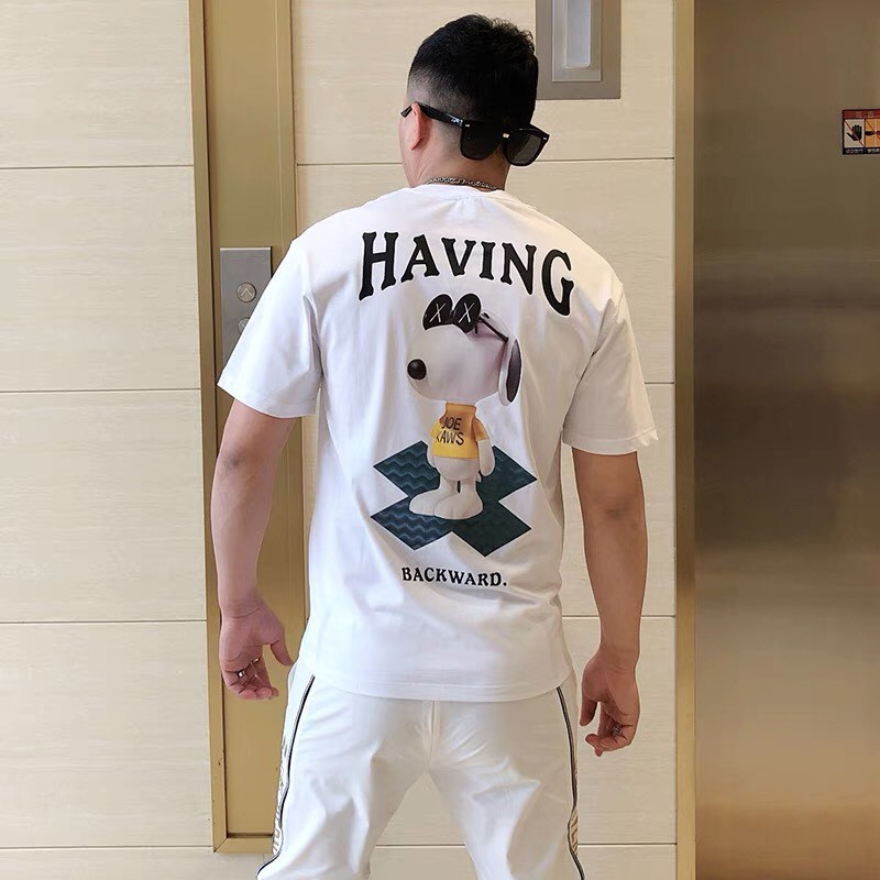 Áo Thun Nam Tay Ngắn OBOKFASHION, Áo Phông Nam Cổ Tròn Chất Thun Lạnh Màu Trắng- Đen-Vàng  ACT15 | BigBuy360 - bigbuy360.vn