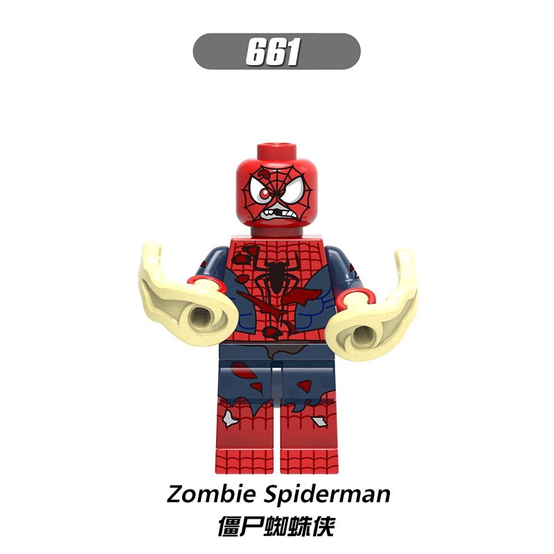 Lego tương thích Avengers Iron Man Spiderman minifigures lắp ráp đồ chơi giáo dục