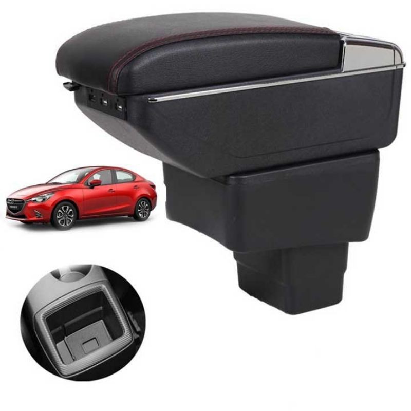 Hộp tỳ tay ô tô hàng cao cấp xe Mazda 2