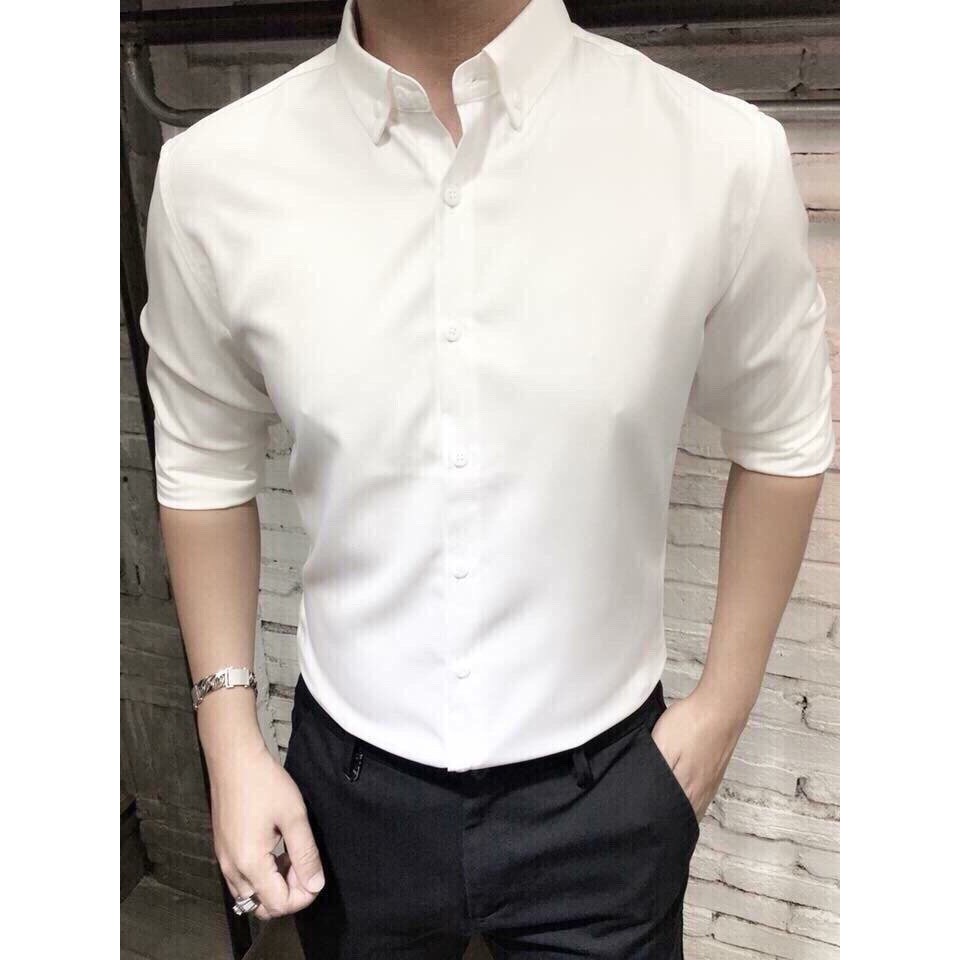 ÁoSơ Mi Nam Dài Tay Chất Lụa Cao Cấp