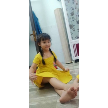 Combo Đầm hở lưng cực sang chãnh cho bé gái