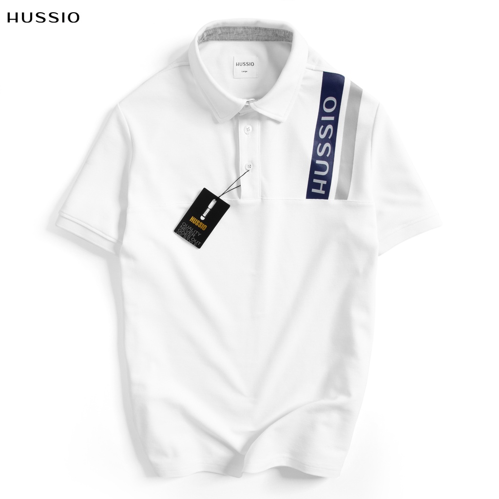 Áo polo nam HUSPUS vải cá sấu Pique cao cấp, nam tính, trẻ trung, năng động - HUSSIO