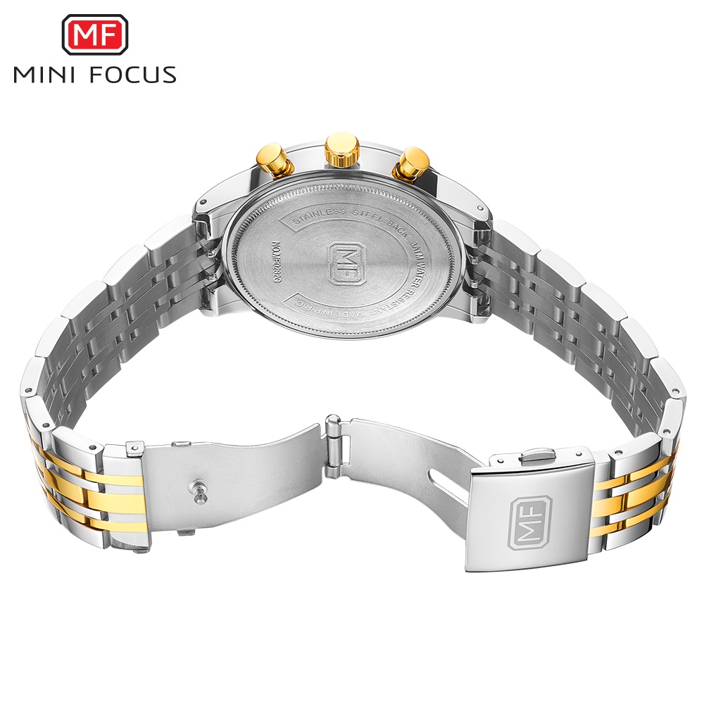 Mini focus mf0282g Đồng Hồ Đeo Tay quartz analog Thời Trang Sang Trọng Cho Nam