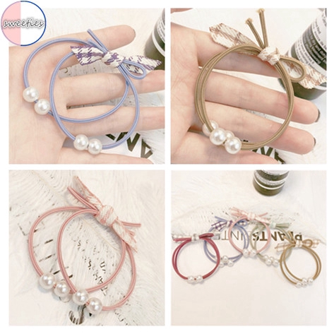 Dây buộc tóc nữ đính ngọc thời trang COD