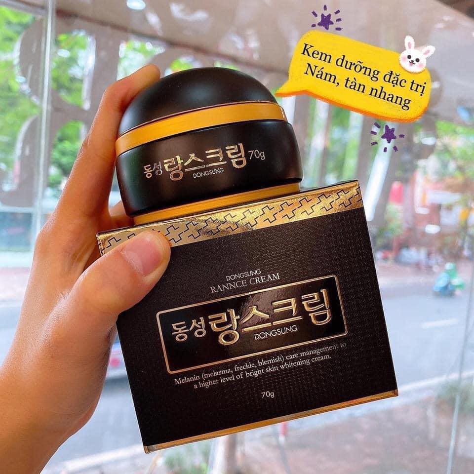 (chính hãng, phân biệt auth-fake) kem nám dongsung #Rannce Cream (70g)